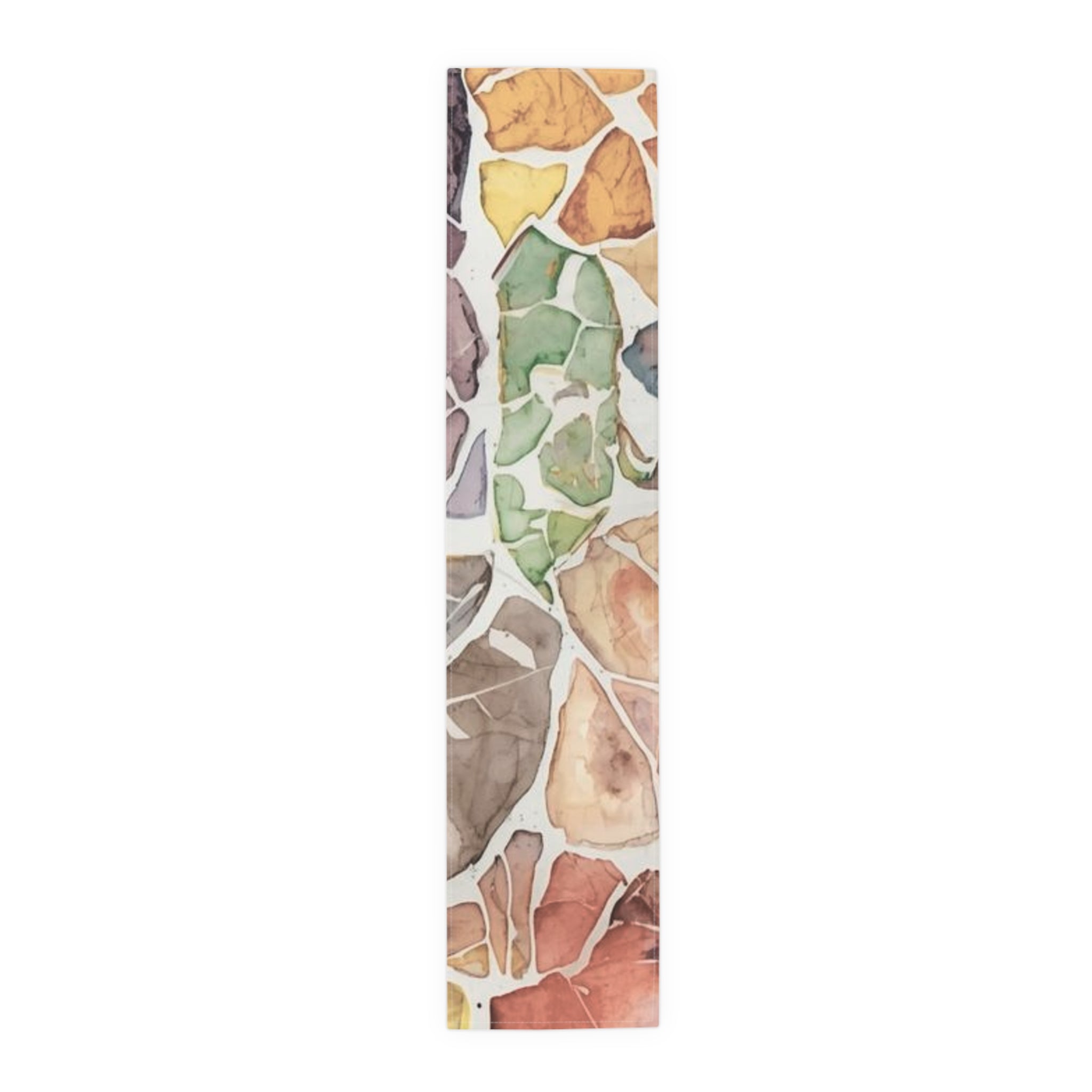 Colorful Watercolor Table Runner by Rosetta Creative Boutique, Bohemian Dining Decor, Rustic Tableware, Perfect for Weddings, Home Decor, Entertaining - Rosetta Creative Boutique
